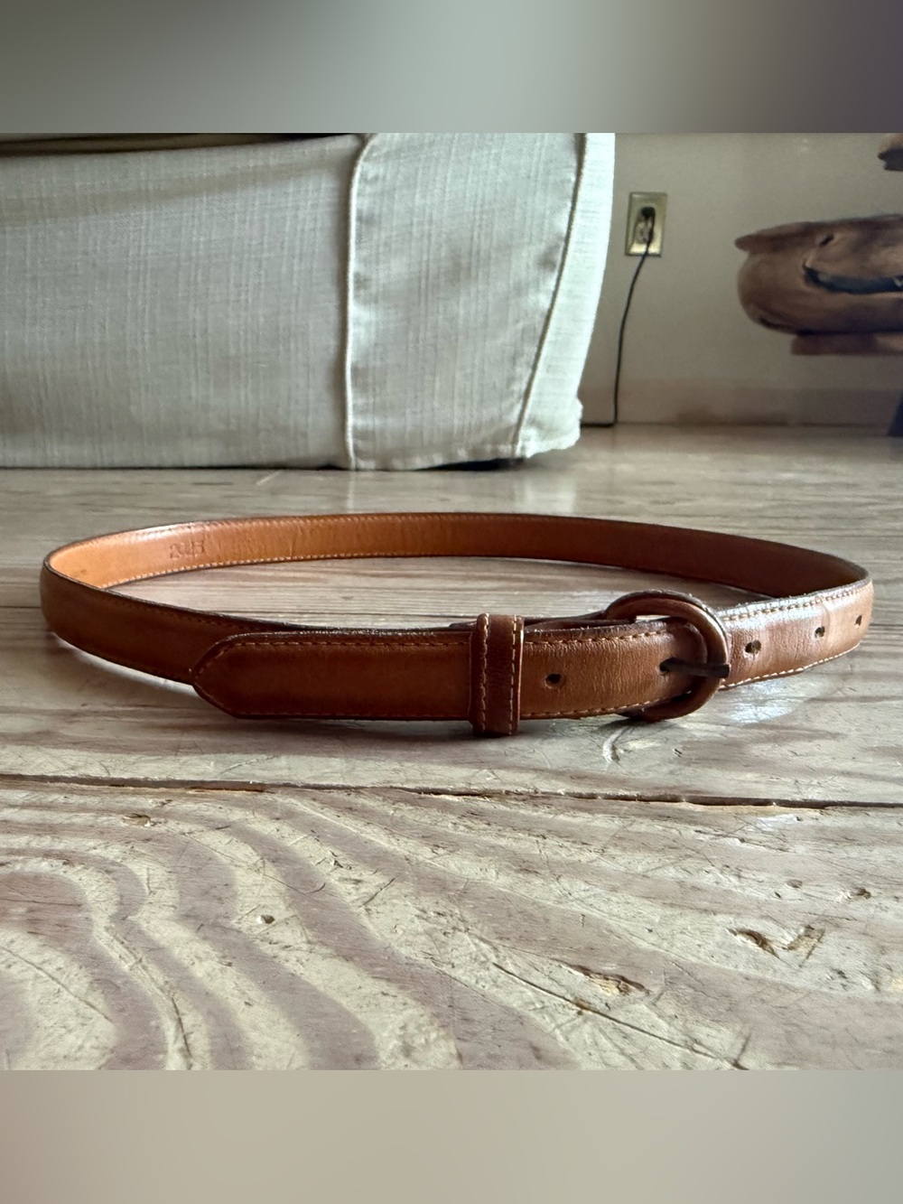 Ralph Lauren Brown Leather Belt Size 28